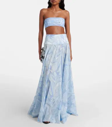 PUCCI Angoli cotton maxi skirt | Thumbnail 2