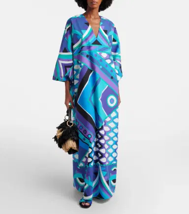Pucci Vivara cotton kaftan | Thumbnail 4
