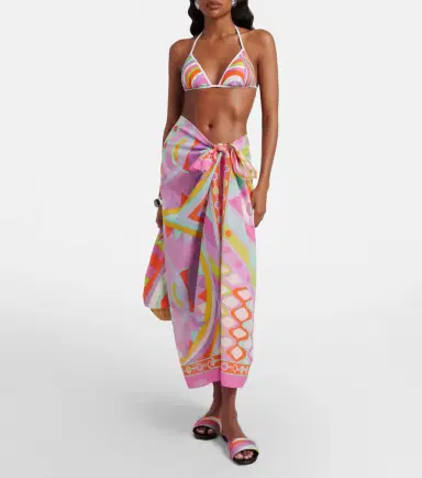 Pucci Vivara cotton beach cover-up | Thumbnail 4