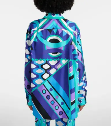 PUCCI Vivara silk twill shirt | Thumbnail 3 PUCCI Vivara silk twill shirt | Thumbnail 3
