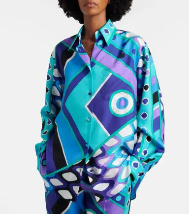 PUCCI Vivara silk twill shirt | Thumbnail 4 PUCCI Vivara silk twill shirt | Thumbnail 4
