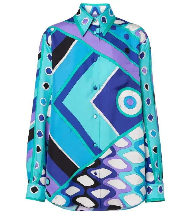 Pucci Vivara silk twill shirt