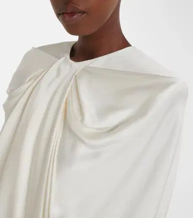 Stella McCartney Draped caped minidress | Thumbnail 5