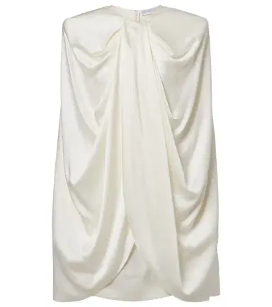Stella McCartney Draped caped minidress | Thumbnail 1