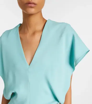 Stella McCartney Draped midi dress | Thumbnail 2 Stella McCartney Draped midi dress | Thumbnail 2