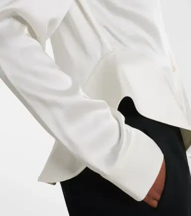Stella McCartney Peplum satin shirt | Thumbnail 2 Stella McCartney Peplum satin shirt | Thumbnail 2