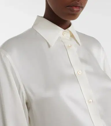 Stella McCartney Peplum satin shirt | Thumbnail 3 Stella McCartney Peplum satin shirt | Thumbnail 3
