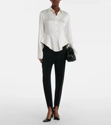 Stella McCartney Peplum satin shirt | Thumbnail 6 Stella McCartney Peplum satin shirt | Thumbnail 6