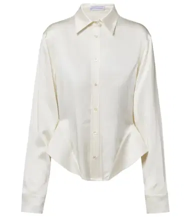 Stella McCartney Peplum satin shirt | Thumbnail 1 Stella McCartney Peplum satin shirt | Thumbnail 1