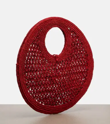 Jacquemus Spiaggia Small raffia top-handle bag | Thumbnail 2