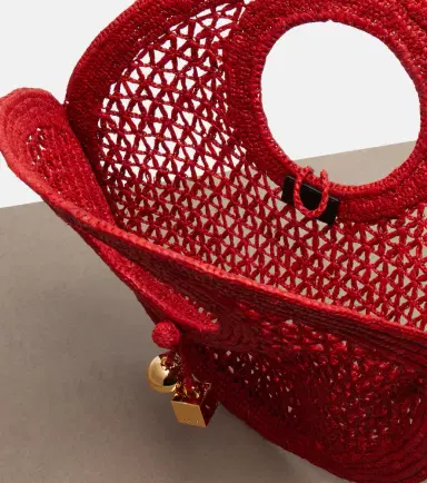 Jacquemus Spiaggia Small raffia top-handle bag | Thumbnail 3