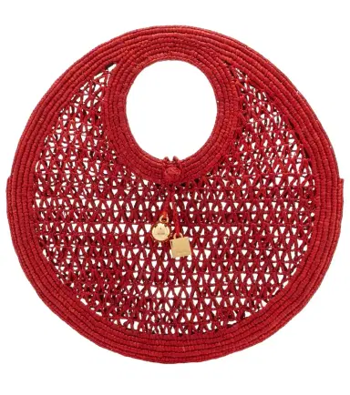 Jacquemus Spiaggia Small raffia top-handle bag | Thumbnail 1