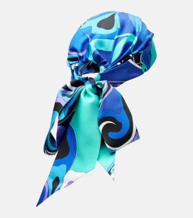 Pucci Iride silk twill head wrap | Thumbnail 2