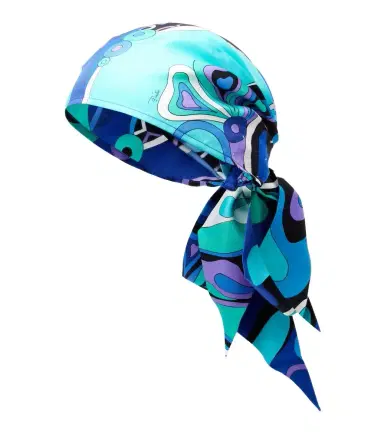 Pucci Iride silk twill head wrap | Thumbnail 1
