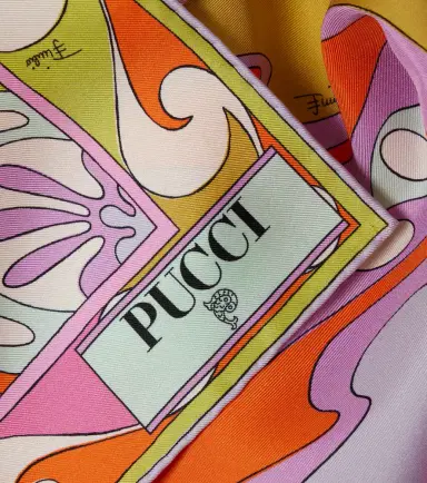 Pucci Soleil silk twill scarf | Thumbnail 3