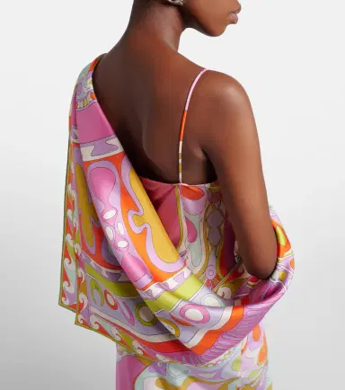 Pucci Soleil silk twill scarf | Thumbnail 4