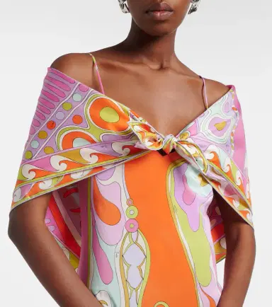 Pucci Soleil silk twill scarf | Thumbnail 5