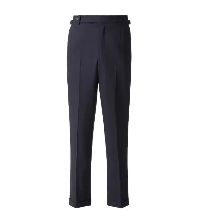 Wool straight pants