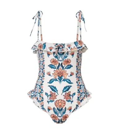 Montce Jacelyn floral ruffled swimsuit | Thumbnail 1 Montce Jacelyn floral ruffled swimsuit | Thumbnail 1