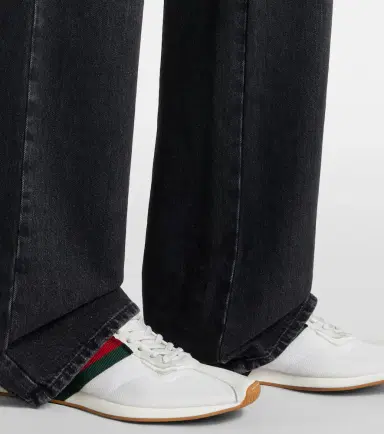 Gucci Tempo suede-trimmed sneakers | Thumbnail 5