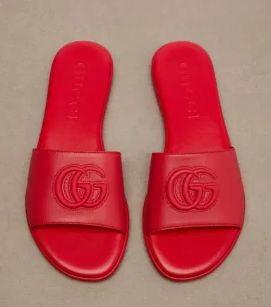 Gucci Double G leather slides | Thumbnail 3 Gucci Double G leather slides | Thumbnail 3
