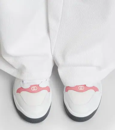 Gucci Screener leather-trimmed sneakers | Thumbnail 5 Gucci Screener leather-trimmed sneakers | Thumbnail 5