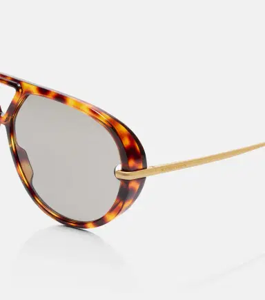 Bottega Veneta Classic aviator sunglasses | Thumbnail 3 Bottega Veneta Classic aviator sunglasses | Thumbnail 3
