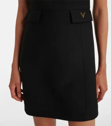 Valentino Crepe Couture VGold minidress | Thumbnail 4 Valentino Crepe Couture VGold minidress | Thumbnail 4