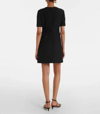 Valentino Crepe Couture VGold minidress | Thumbnail 5 Valentino Crepe Couture VGold minidress | Thumbnail 5