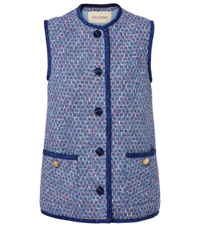 Valentino Tweed vest