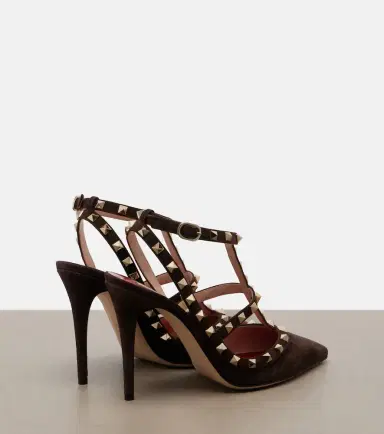 Valentino Garavani Rockstud suede pumps | Thumbnail 2 Valentino Garavani Rockstud suede pumps | Thumbnail 2