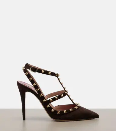 Valentino Garavani Rockstud suede pumps | Thumbnail 3 Valentino Garavani Rockstud suede pumps | Thumbnail 3