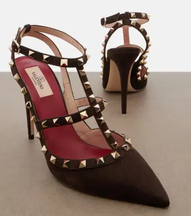 Valentino Garavani Rockstud suede pumps | Thumbnail 4 Valentino Garavani Rockstud suede pumps | Thumbnail 4
