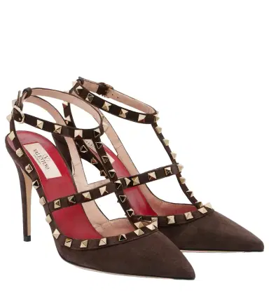Valentino Garavani Rockstud suede pumps | Thumbnail 1 Valentino Garavani Rockstud suede pumps | Thumbnail 1