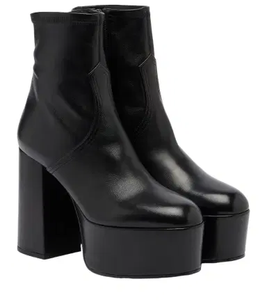 Valentino Garavani Fawcette leather platform ankle boots | Thumbnail 1