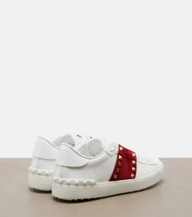 Valentino Garavani Rockstud Untitled leather sneakers | Thumbnail 4 Valentino Garavani Rockstud Untitled leather sneakers | Thumbnail 4