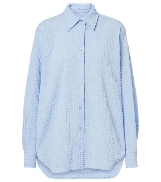 Hunza G Resort oversized seersucker shirt