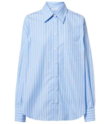Hunza G Striped cotton polin shirt | Thumbnail 1 Hunza G Striped cotton polin shirt | Thumbnail 1