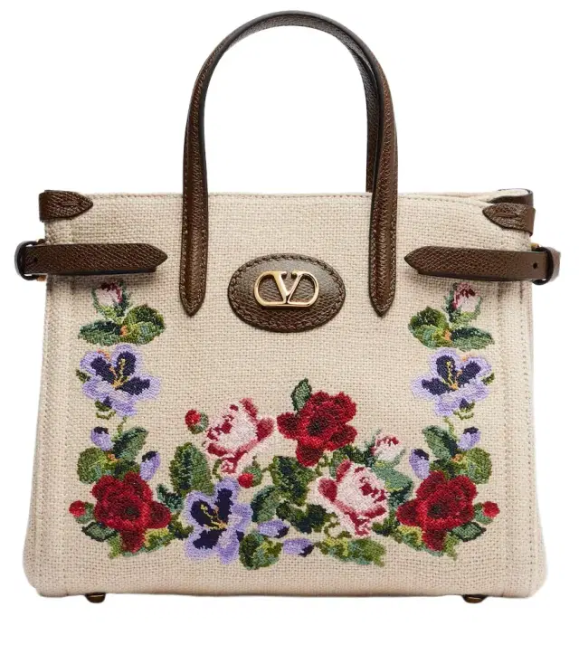 Valentino Garavani Antibes Medium canvas top-handle bag