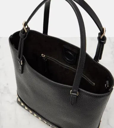 Valentino Garavani Rockstud Small leather top-handle bag | Thumbnail 4 Valentino Garavani Rockstud Small leather top-handle bag | Thumbnail 4