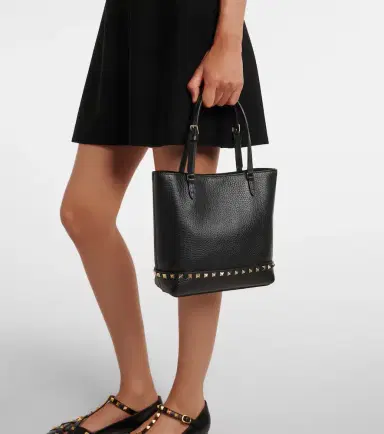 Valentino Garavani Rockstud Small leather top-handle bag | Thumbnail 5 Valentino Garavani Rockstud Small leather top-handle bag | Thumbnail 5