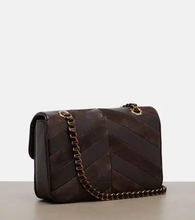 Valentino Garavani Djuna Medium chevron leather shoulder bag | Thumbnail 3