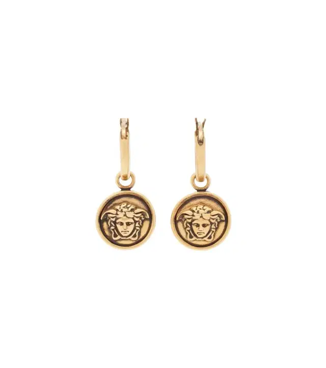 Versace Medusa hoop earrings