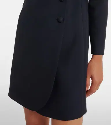 Valentino Crepe Couture tie-neck minidress | Thumbnail 2 Valentino Crepe Couture tie-neck minidress | Thumbnail 2