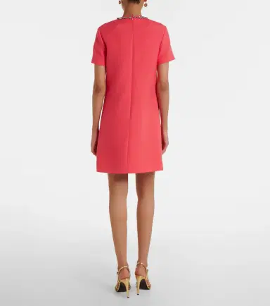 Valentino Crepe Couture embellished minidress | Thumbnail 2 Valentino Crepe Couture embellished minidress | Thumbnail 2