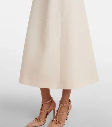 Valentino Crepe Couture embellished midi dress | Thumbnail 3 Valentino Crepe Couture embellished midi dress | Thumbnail 3