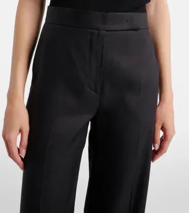 Max Mara Linen and silk twill wide-leg pants | Thumbnail 4 Max Mara Linen and silk twill wide-leg pants | Thumbnail 4