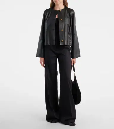 Max Mara Linen and silk twill wide-leg pants | Thumbnail 6 Max Mara Linen and silk twill wide-leg pants | Thumbnail 6