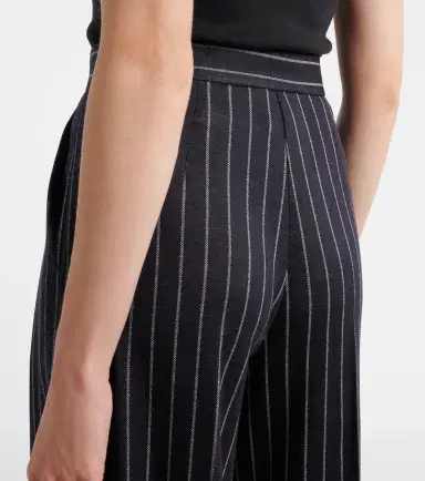 Max Mara Pinstripe pleated wide-leg pants | Thumbnail 5 Max Mara Pinstripe pleated wide-leg pants | Thumbnail 5