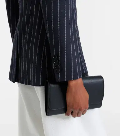 Max Mara Pinstripe double-breasted jersey blazer | Thumbnail 7 Max Mara Pinstripe double-breasted jersey blazer | Thumbnail 7